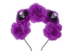 1 Peça de Argola de Cabelo de Flor de Halloween para Decorações de Halloween ALLINLESS