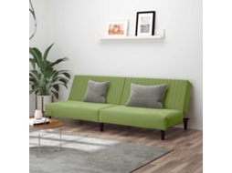 Sofá de Relaxamento HARLANV1 com veludo verde claro 2 lugares
