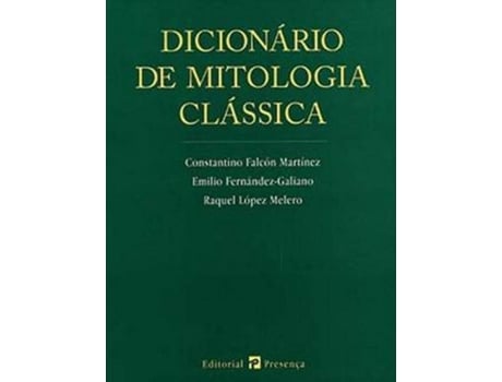 Livro Dicionario De Mitologia Clássica de Emilio Fernandez-Galiano