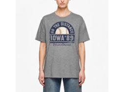 Rockinstone Field Of Dreams Go The Distance Heather Graphite Adult T-shirt Size:xl