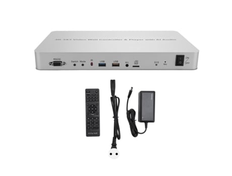 Controlador De Parede De Vídeo 4k 3x3 Reprodutor Mídia Divisor