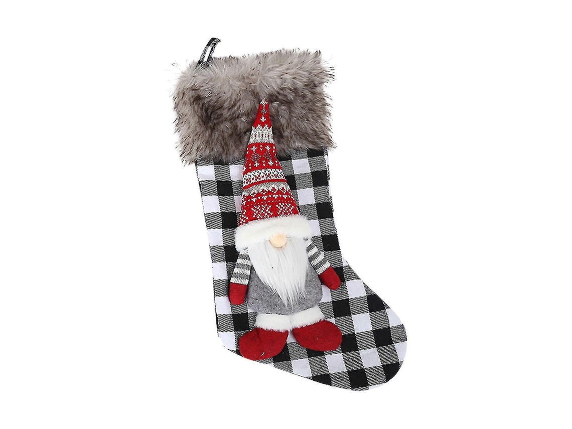Meias De Natal Xadrez Grandes Olysi Shop