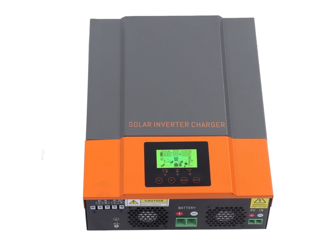Controlador De Carga Solar Híbrido Powmr 2.4kw Com Inversor Mppt De Alta Frequência 24v 80a Integrado