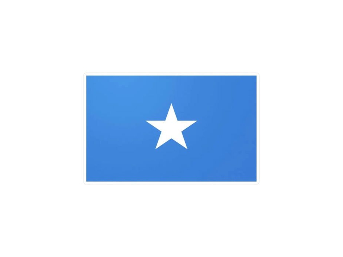Adesivo, Multicolorido, Bandeira da Somália, 3 Cm, Pvc, 1000 Unidades BRILVIBERA