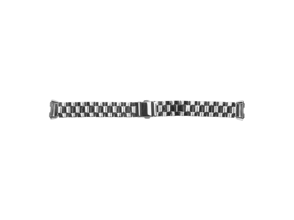 Pulseira De Aço Inox Para Watch 8 Com Nfc Substituição Fácil Prata