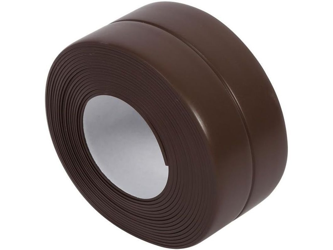 Nova Line fita Seladora Autoadesiva para Banheira Parede Pia Bacia Cozinha 38mm*3.2m marrom