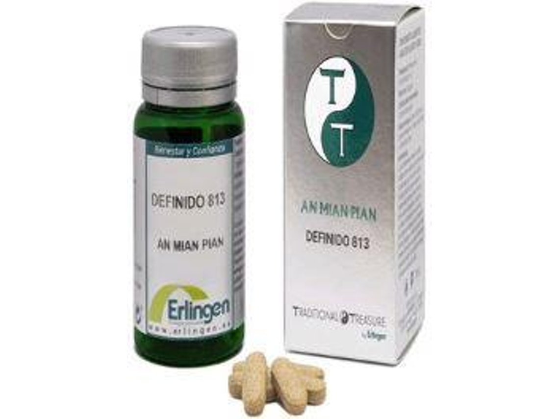 Suplemento Alimentar ERLINGEN Definido 813 An Mian Pian (6Comp - Comprimido)