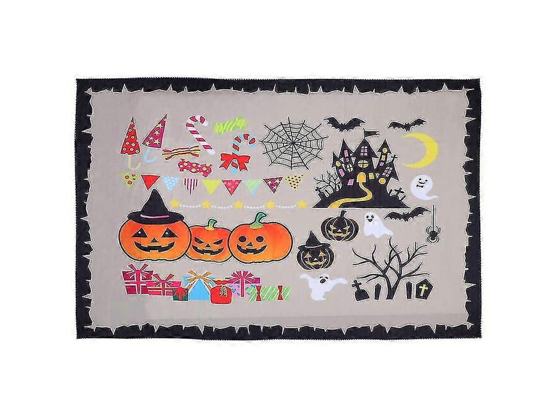 Toalha De Mesa Decorativa De Halloween. Ly Ebike