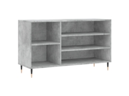 Shoe Cabinet, Shoe Cabinets Vidaxl Cinzeto Madeira Processada (n/a)