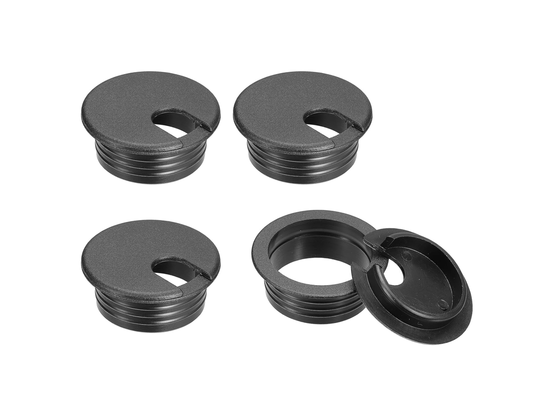 Organizador de Cabos para Mesa, 4 Peças, 38mm/1-1/2 Polegadas, em ABS