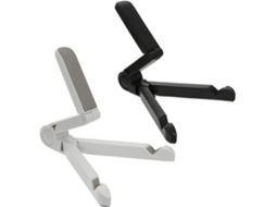 Suporte Ajustável, Dobrável, Resistente E Leve Em Abs Para Celular E Tablet, 2 Unidades.
