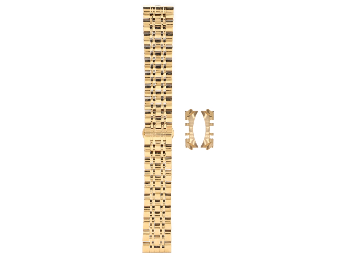 Correa De Reloj De Acero Inoxidable Reemplazo Ajustable 24mm Accesorio De Reloj