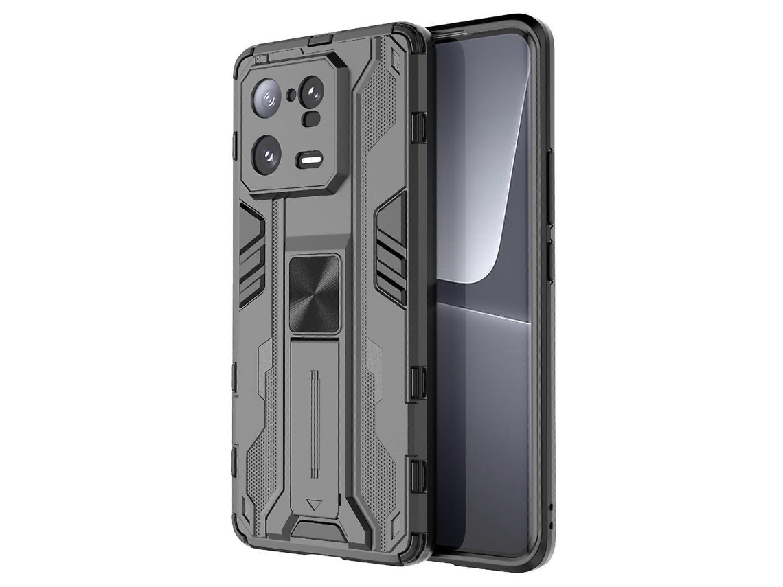 Capa Protetora Supersonic Pc + Tpu À Prova De Choque Para Xiaomi 13 Pro 5g Com Suporte.