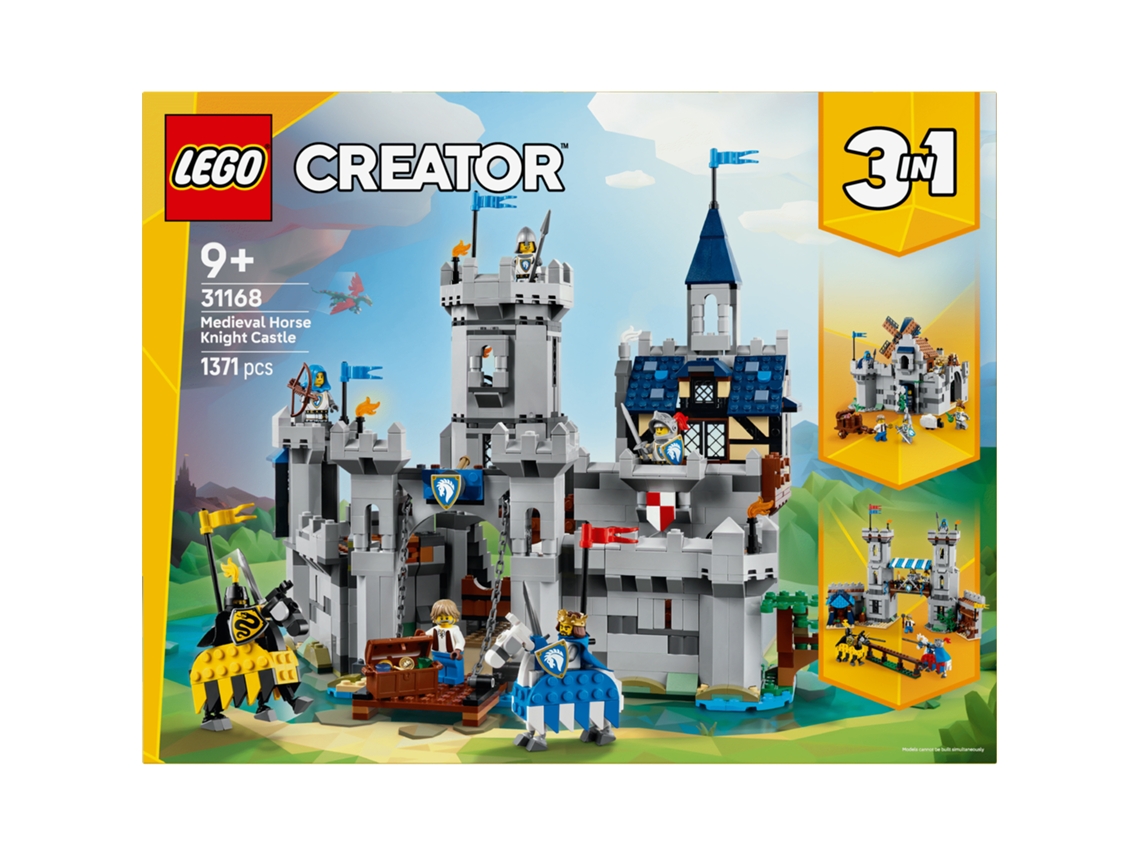 LEGO Creator - Castelo Medieval Com Cavaleiro E Cavalo - 31168