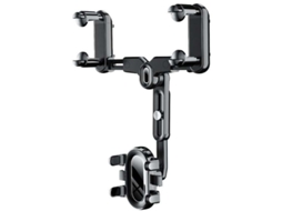 Suporte Para Celular Com Rotação De 360° Para Retrovisor De Carro, Compatível Com Gps.