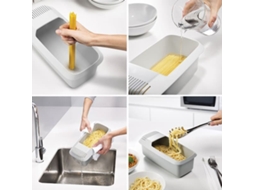 Panela A Vapor Para Micro-ondas Para Cozinhar Massas Com Escorredor, 30x14x10cm