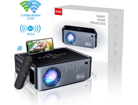 Mini Projetor Portátil OHPA X1Pro Cinzento300 Ansi Lumens-8K-Lcd