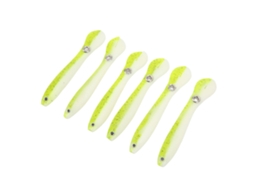 Cebos Suaves de Pesca Cebo de Loach com Cauda Oscilante 10cm 6g Bicolor