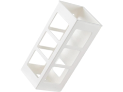 Organizador De Parede Para Ferramentas Cabelo Yardwe, Com Design Compacto Em Plástico, Para Chapinha De Cabelo Branca