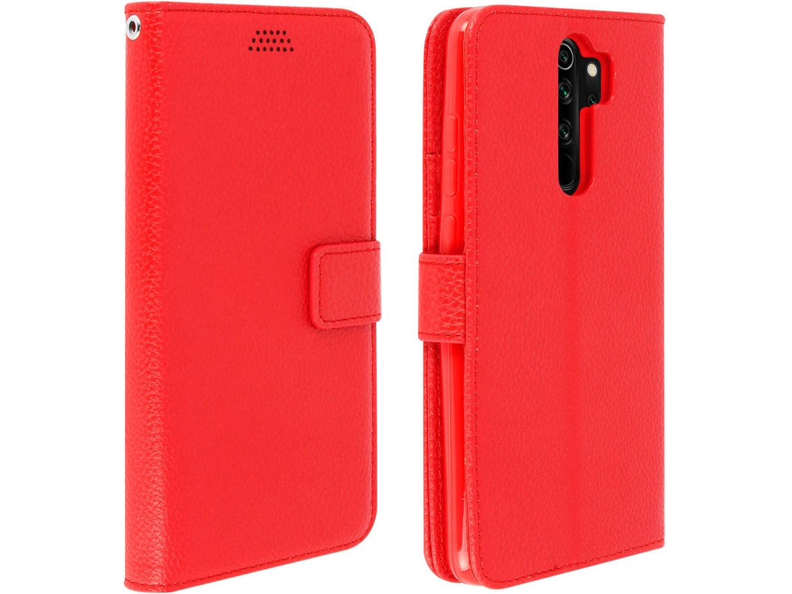 Capa Xiaomi Redmi Note 8 Pro AVIZAR FOLIO-LENNY-RD-N8P Vermelho