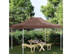 Vidaxl Teto Para Tenda De Festas 4x3 M 270 G/m² Castanho