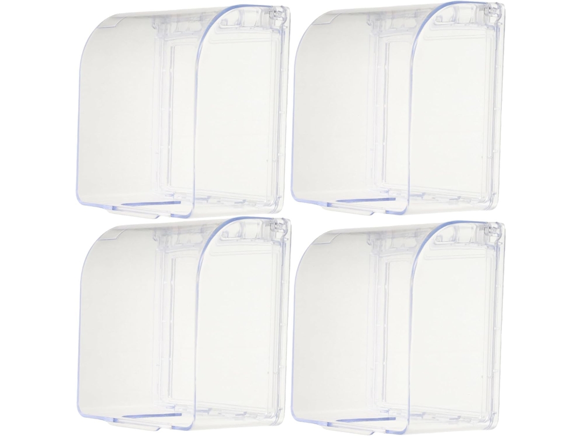 Capas Impermeáveis, Proteção Multiuso, Pacote Com 4 Unidades Para Tomadas Elétricas De Pc.