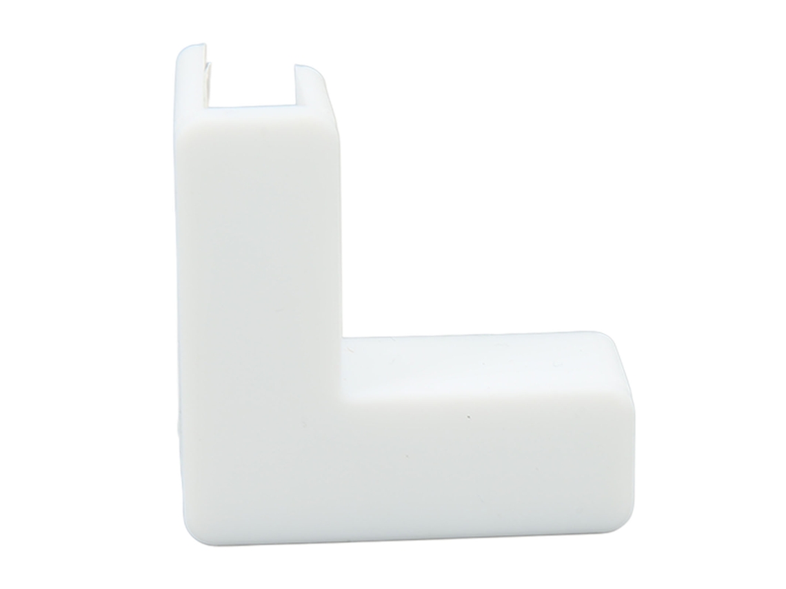 Primerox 20 Protetores de Canto L Silicone Seguro Bebê Móveis Mesa Branco 4,5x4,5x2,5cm