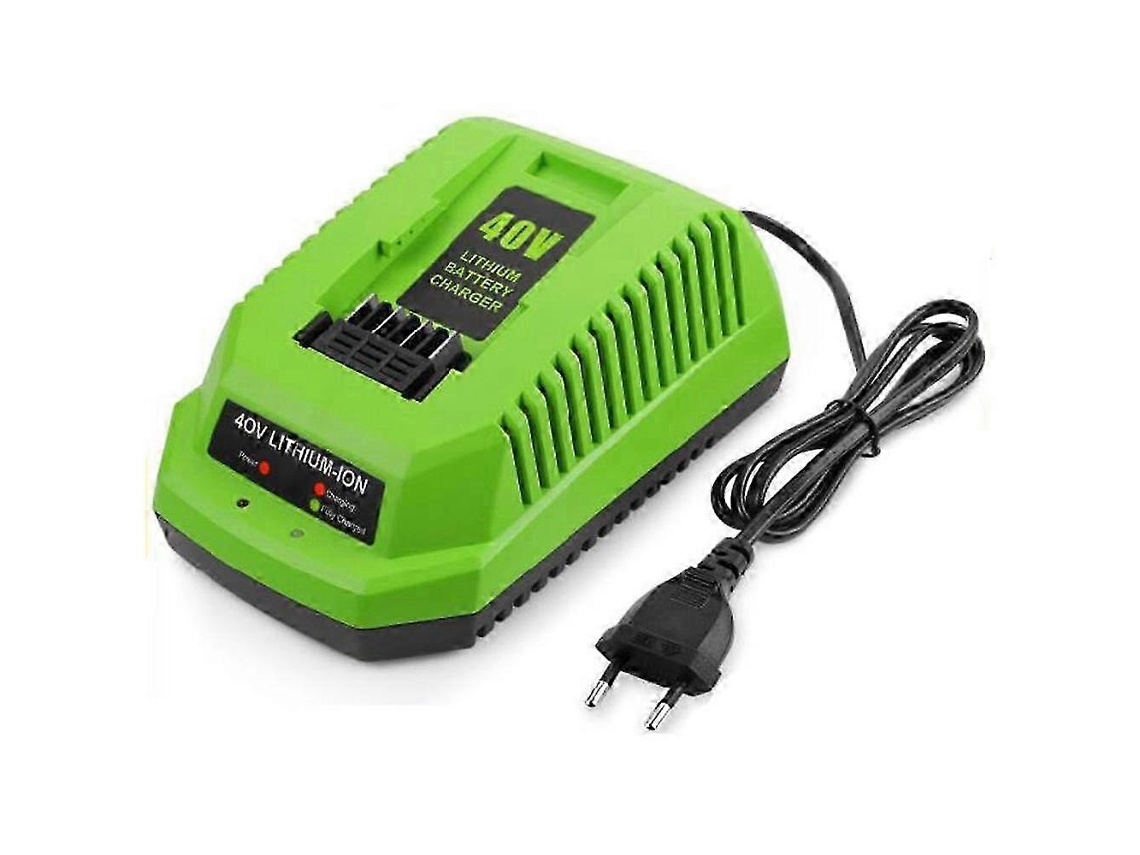 Carregador Bateria 40v Compatível Greenworks G Max 29482 29472 29652 G40825 Eu Pl
