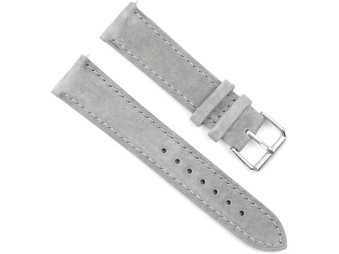 Pulseira de couro de 24mm de alta qualidade fácil resistente à água com fivela de aço inoxidável durável | S/MARCA