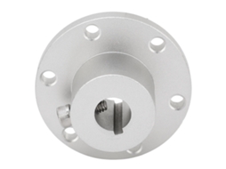 Mali conector de Eixo com Chave Rc 1/2 Pol. Ligação de Motor e Roda Aço Alumínio Prata Acessório para Modelos Rc