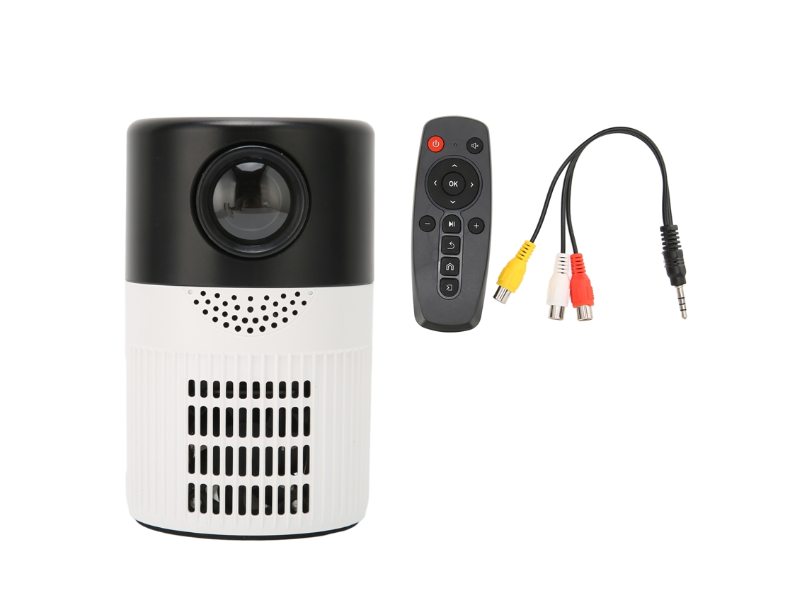 Aetheria mini Projetor Hd 1080p Portátil Som Cinemático Resfriamento com Dois Ventiladores para Filmes Quarto