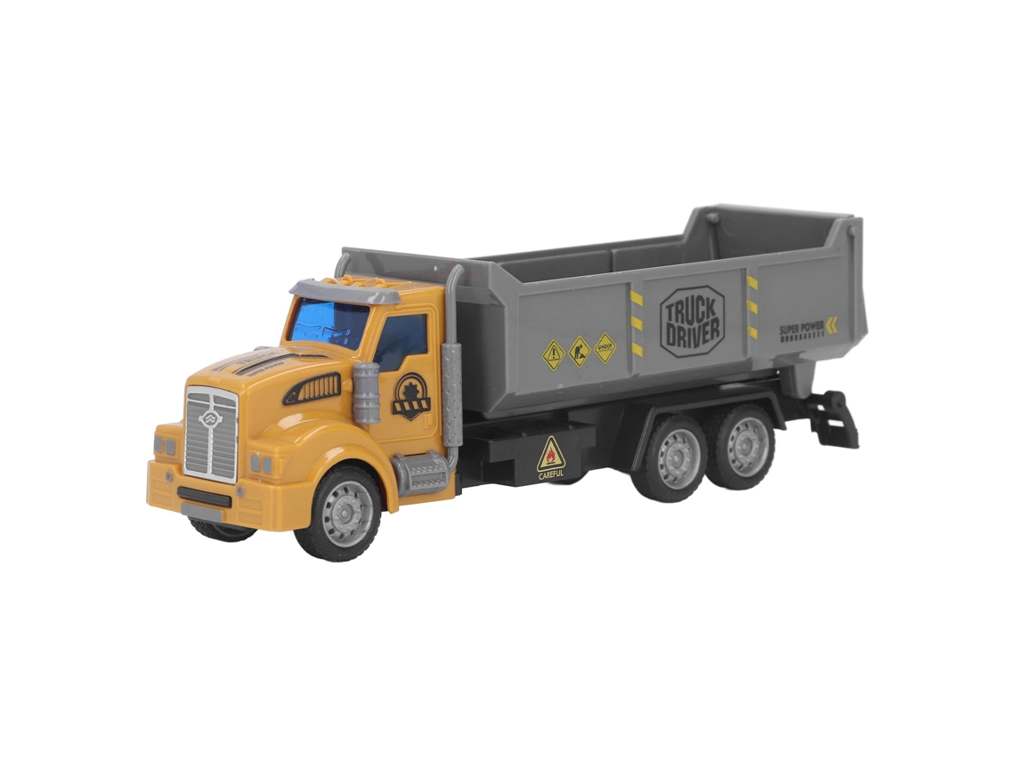 Mali caminhão Basculante de Tração Retrátil 1:48 Brinquedo Veículo Construção Abs Acima 3 Anos