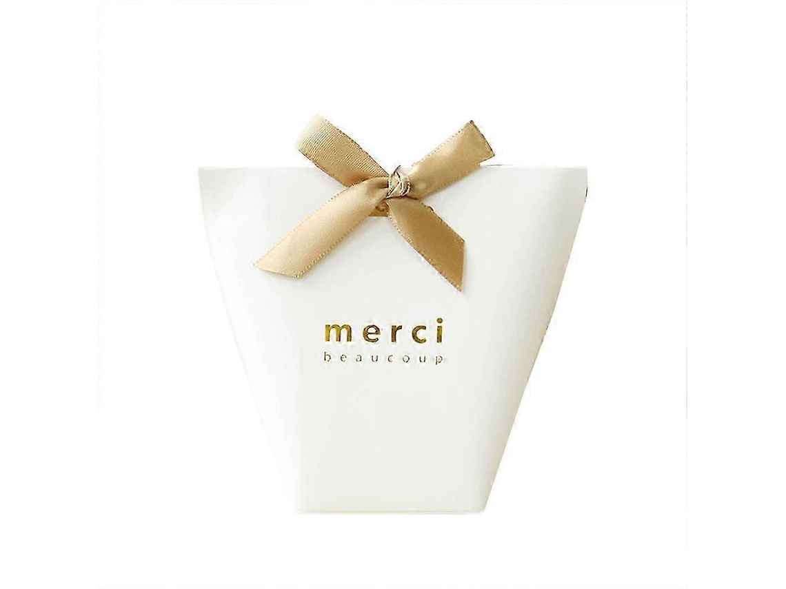 20 Caixas De Presente Merci Para Doces E Lembrancinhas, 12x10cm/4,72x3,94 Polegadas, Ideais Para Chocolates. Hengjian