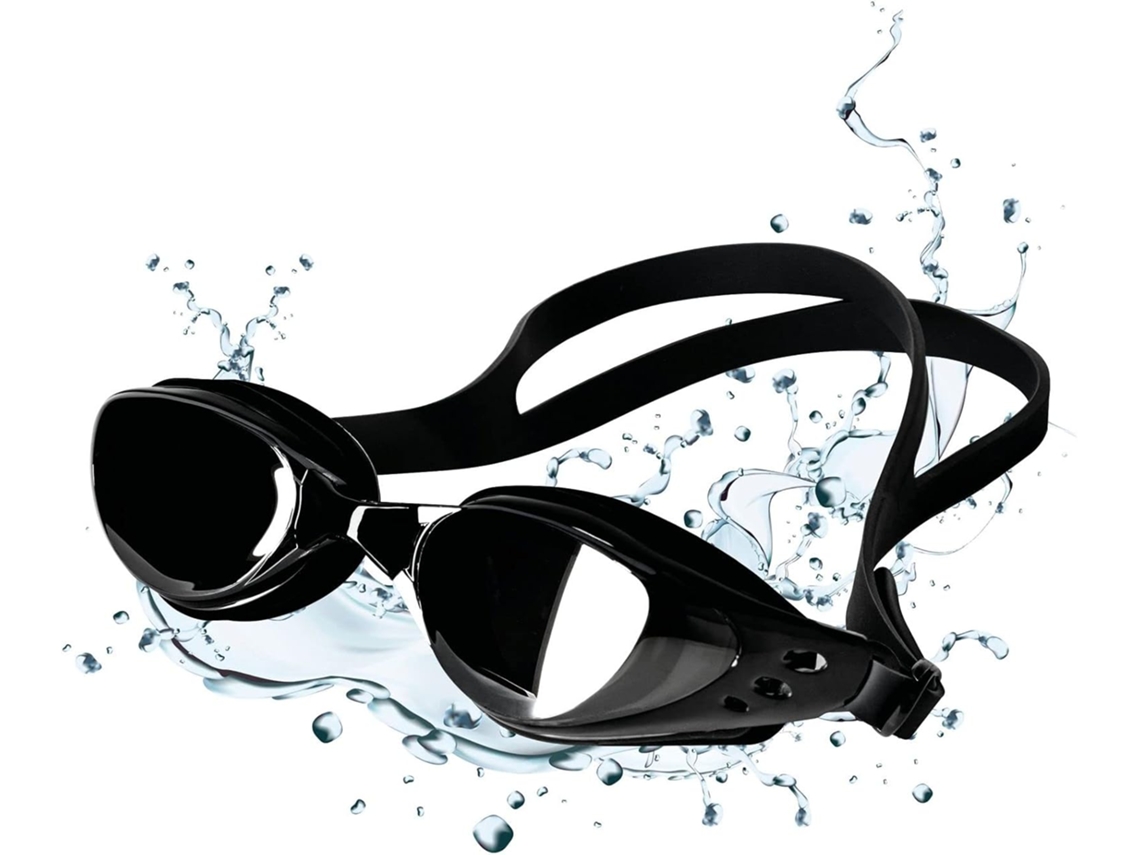 Óculos de Natação AQUAFORGE antiembaçante à prova d'água lentes espelhadas silicone macio