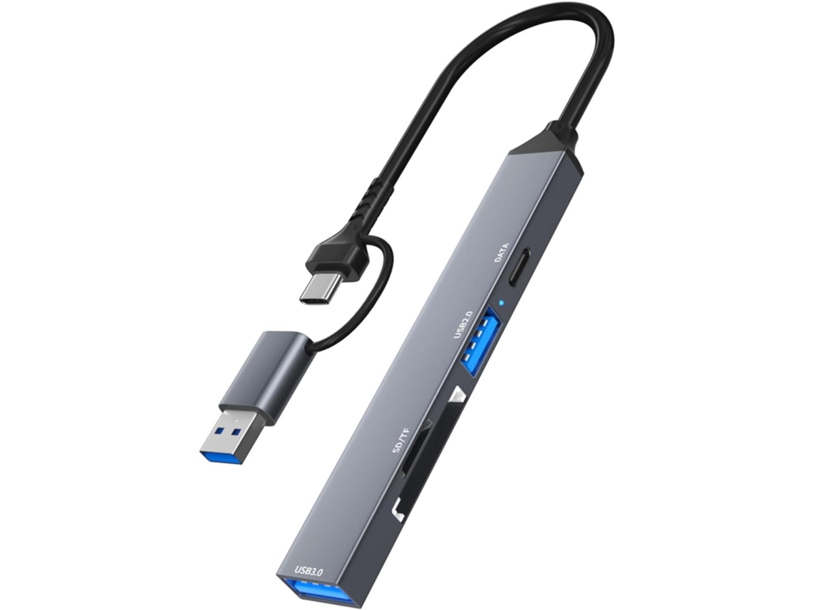 Hub Multifuncional Usb E Tipo C. Amplie A Conectividade Do Seu