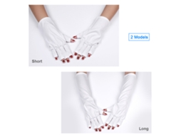 Luvas Sem Dedos De Proteção Uv Para Manicure Com Lâmpada De Secagem De Esmalte Em Gel Led