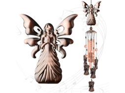Sinos De Metal Decorativo Jardim Presente Para Mãe E Avó