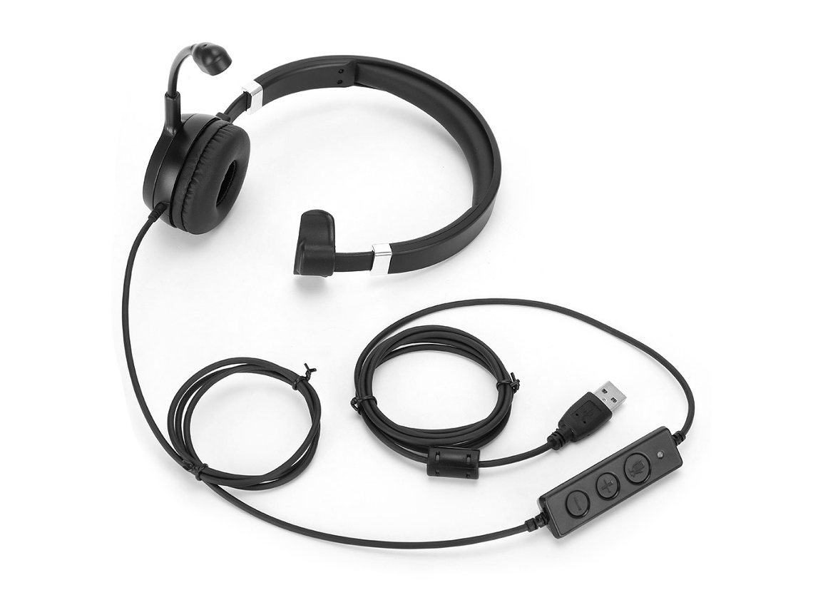 Fone De Ouvido Headset Usb Com Microfone Para Call Center, Comunicação E Computador, Som Claro E Confortável