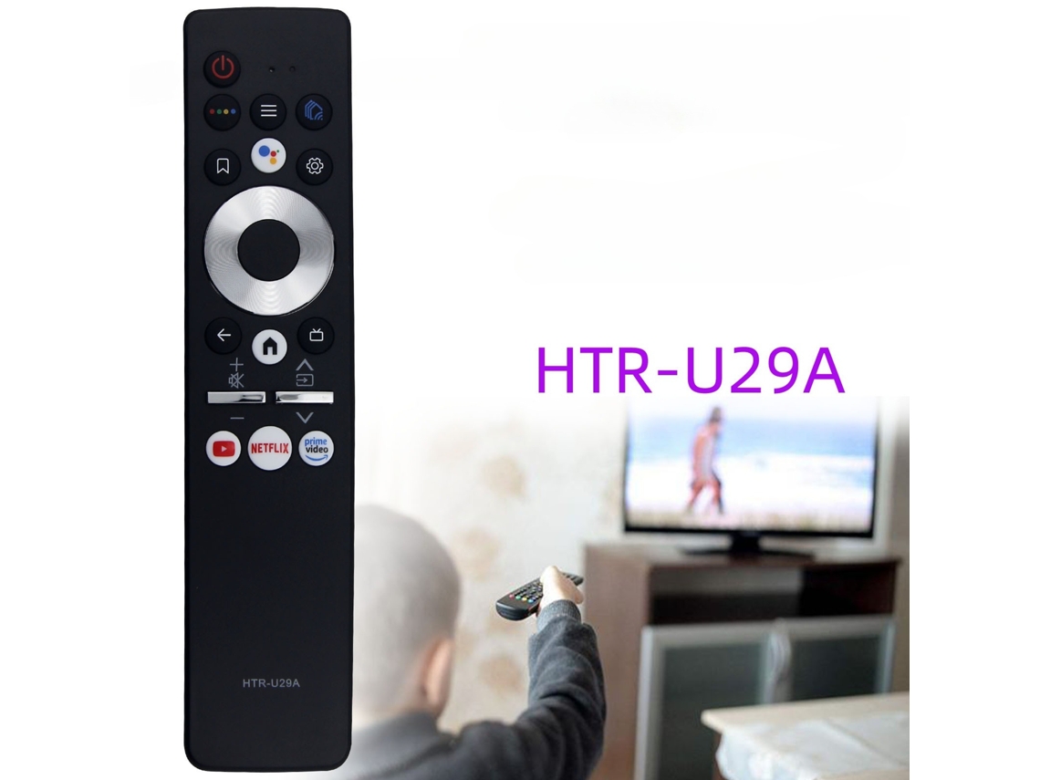 Comando de Tv para Aqua Haier Tv Htr u29a com Voz XIAOMOYU
