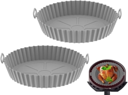 Lurelia Forma De Silicone, Reutilizável, Para Air Fryer
