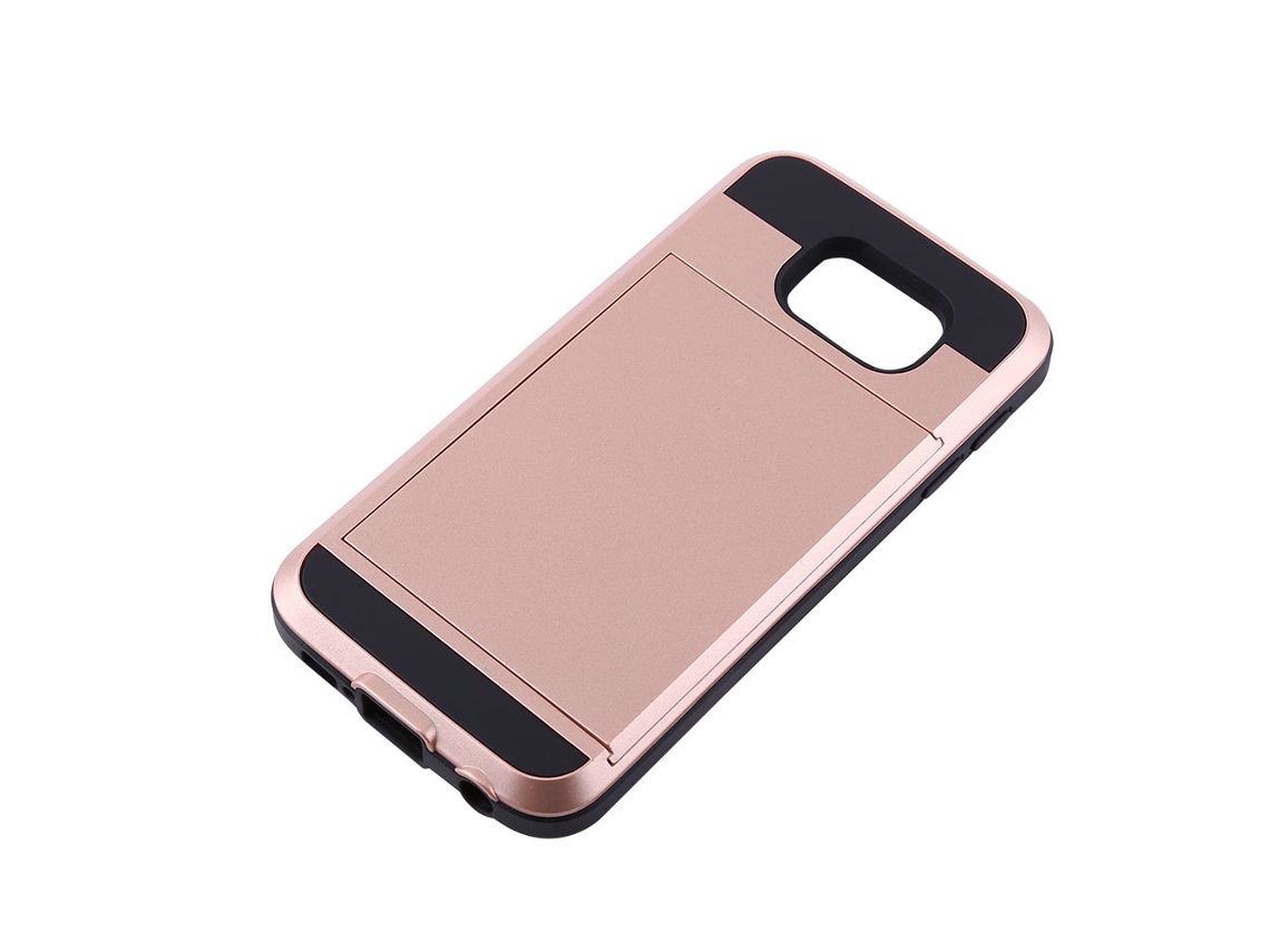Capa Protetora Samsung S6 com Inserção de Cartão Deslizante EOOCOO