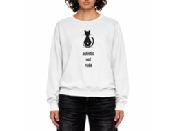 Rockinstone Autistic Not Rude Classic Sweatshirt Unique Designer Style