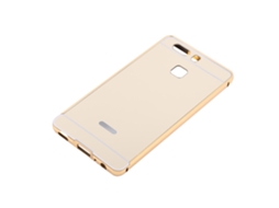 Capa de telefone com quadro de metal de espelho eletroplatado para Huawei P9 EOOCOO