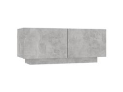 Bedside Cabinet, Bedside Cabinets Vidaxl Cinzeto Madeira Processada (n/a)