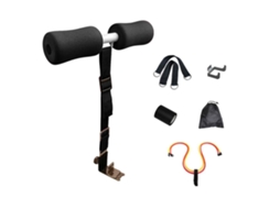 Conjunto de Cintas para Flexão Isquiotibiais, Portátil e Ajustável, Exercícios Abdominais na Porta, Ideal P Ara Tre Inar em Casa, no Trabal GOKOCO