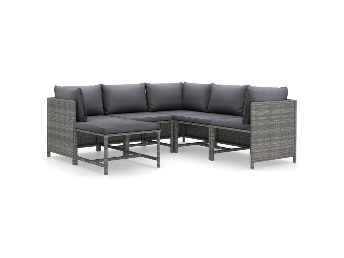 Garden Lounge Set, Garden Lounge Sets Vidaxl Cinzeto Rattan / Vime (n/a)