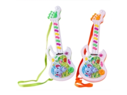 Lurelia Guitarra Infantil Para 0-3 Anos Com 8 Modos, 36cm, 17 Polegadas E Abs, Educativo