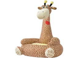 Children's Chair, Children's Chairs Vidaxl Marrom Peluche (n/a)