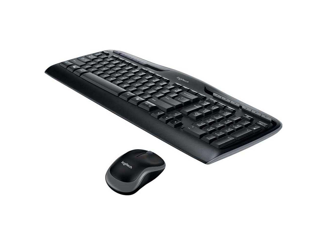 Logitech Wireless Combo Mk330 Teclado Rf Wireless Qwerty Inglês Preto