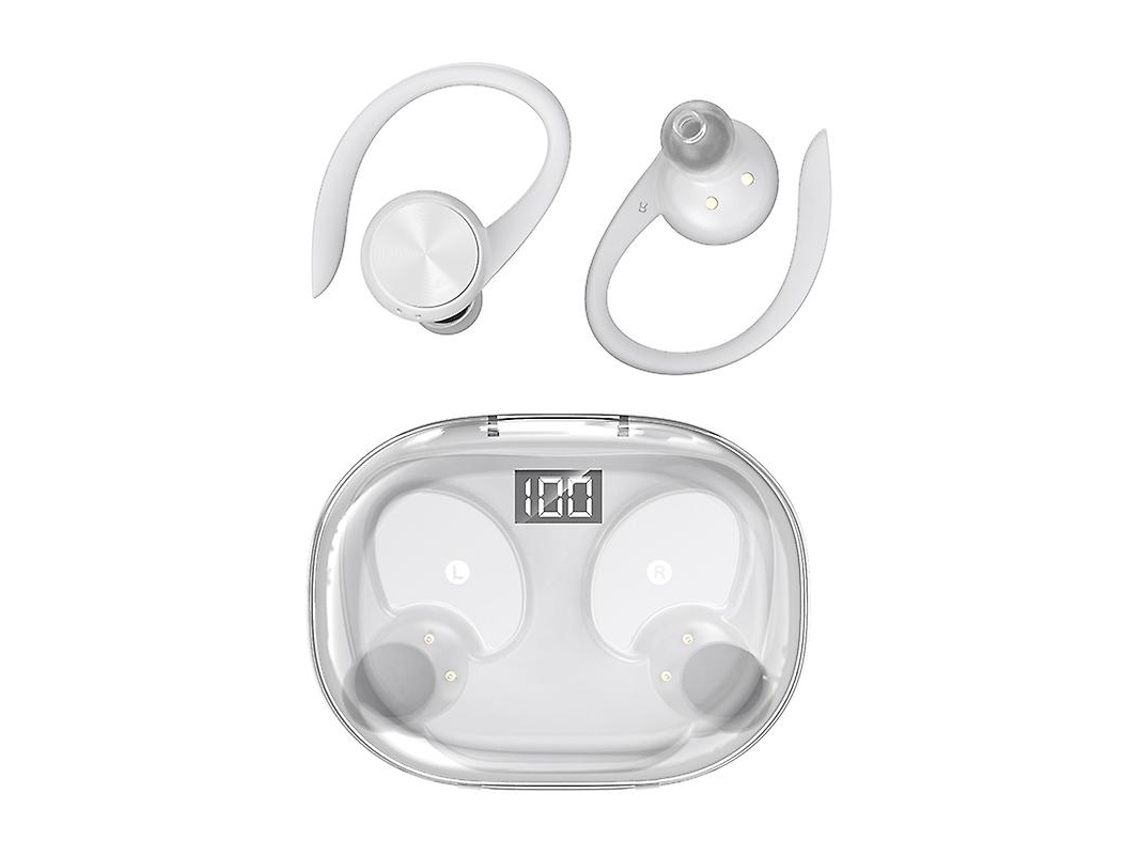 Fones De Ouvido Bluetooth Com Display Digital E Compartimento De Carregamento VONKELIOS